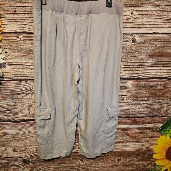 Orvis Capris Women's large gray Pre-owned - Picture 2 of 4
